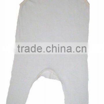 50% Polyester & 50% Cotton (1x1 Rib) Baby Romper/Baby Suit (Bleached &Unbleached) photo-2