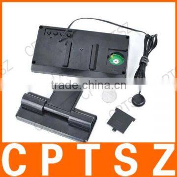 EC60 Car Four Wet Temperature Record LCD Car Cigarette Lighter Powered Digital Clock + Voltage + Thermometer + Hygrometer photo-3