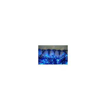 Waterproof IP44 High Intensity Blue Indoor String LED Curtain Light for Window Lighting