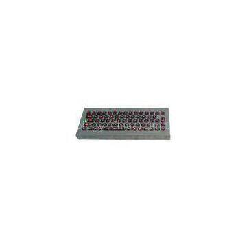 IP65 dynamic vandal proof industrial military backlight pc keyboards,desk top mounting solution