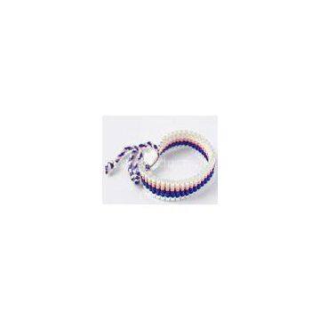 OEM / ODM wholesale Fashion Jewellery Handmade Knitted Bracelet with mix color