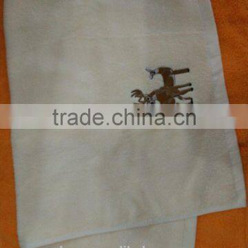 new embroidery custom logo hand Towel high quality