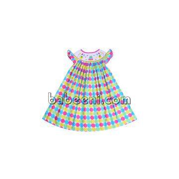 Lovely Birthday hand smocked bishop dress - BB566