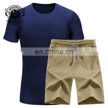 100% cotton casual suit for short and tshirt online hot sale