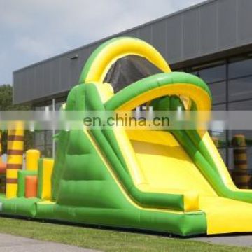 HI Professional factory top grade inflatable obstacles castle giant tunnel inflatable obstacle course