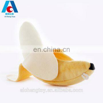 funny cute banana fruits plush toy stuffed keychain