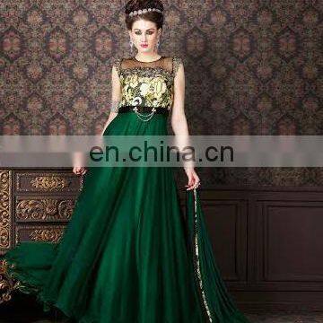 Party wear Dark green elegance suit for girls and woman