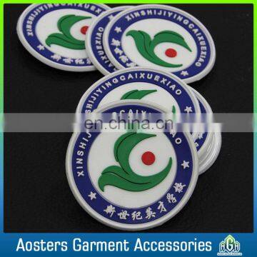 Hot sale high quality cheap rubber patch name custom pvc patch