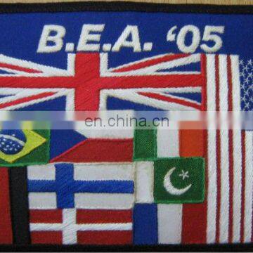 Premium Quality Hand Embroidered Flag, England Flag, USA Flag, Brazil Flag, Pakistan Flag, Italy Flag, France Flag, Finish Flag