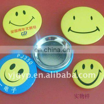 Promotional tinplate button Badge for clothes