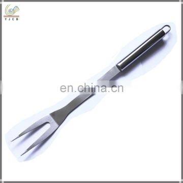 Outdoor nice stainless steel long BBQ big meat fork