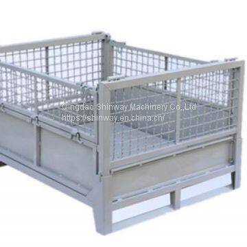 Collapsible Heavy-Duty Wire Logistics Box