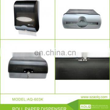 China Bathroom Accessories Z/N Fold Bamboo Paper Towel Dispenser, Toilet Paper Holder Adhesive photo-3