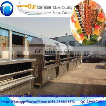 Rotating Electric Automatic Brazilian Satay Chicken Grill Machine photo-2