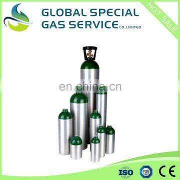 portable 1L-50L medical oxygen aluminum cylinder price