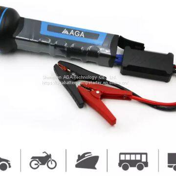 Car Jump Starter with Cable Intelligent, Car Emergency Portable Jump Starter Power Bank with big torch