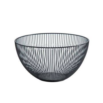 New Design Round Iron Metal Fruit Basket Vegetable Basket Wholesale