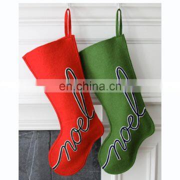 Christmas Felt Crafts Hanging Big Sock Decoration for Child photo-2