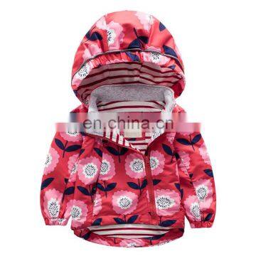 RTS Горячие продажи. Популярный весенне-осенний капюшонный пиджак для девушек с мультяшной печатью photo-3