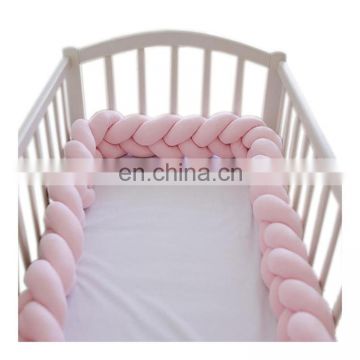 Soft Knot Pillow Decorative Baby Bedding Sheets Braided Crib Bumper Knot Pillow Cushion