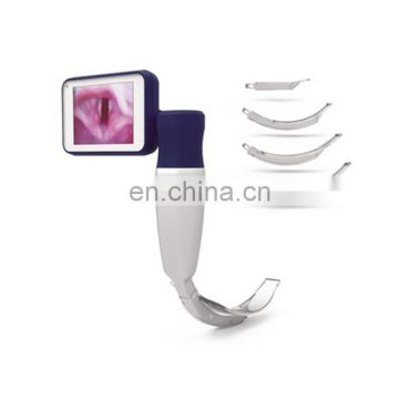 Cheap price 3 inch LCD display disposable or reusable portable video laryngoscope medical