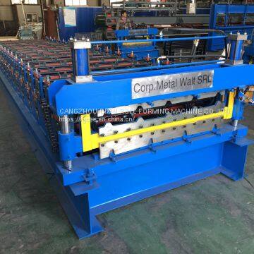 Tr4 Tr5 Tr6 Galvanized Sheet Metal Roof Roll Forming Machine photo-3