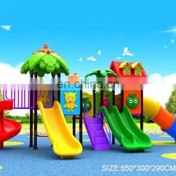 Outdoor Kindergarten Small Plastic Children Playground Kids Playground Plastic Slides