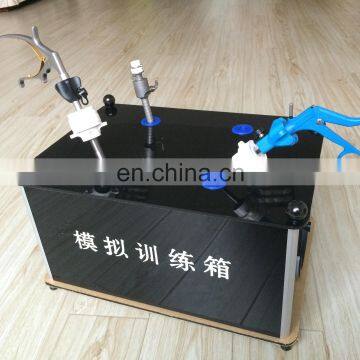 Reusable laparscopic container training box