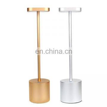 2021 New Products Outdoor Restaurant IP54 Waterproof Wireless USB Rechargeable Battery Cordless Led Table Lamp photo-2