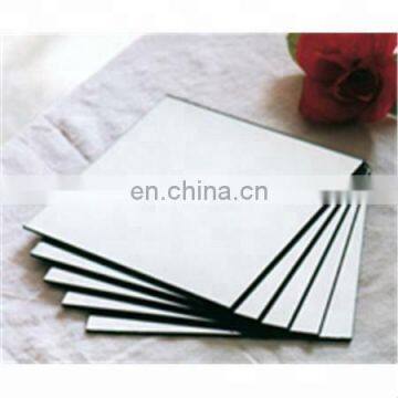 Small Round Bronze Brown Green Tinted Mirror Glass Sheet