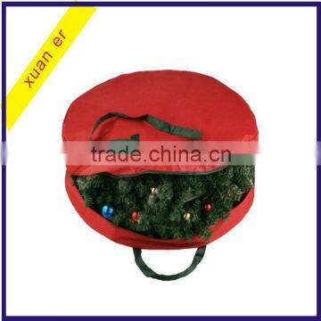 Wholesale canvas holiday christmas wreath storage bag for 30" wreaths                        
                                                Quality Choice