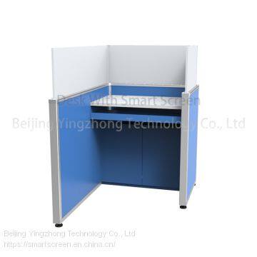 Lifting Hidden Screen Computer-aided Test Classroom Desk Study Cubicle Anti-noise Language Lab Training Table Modern School Furniture photo-4