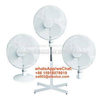 16 inch 3 in 1 plastic standing fan with timer setting