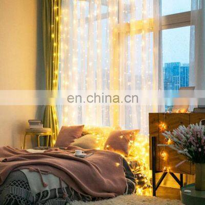 Amazon USB Supply Remote Control Led Light Curtain for Home Holiday Decoration photo-4