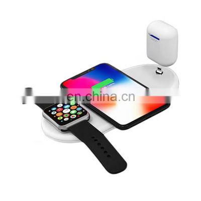 wireless charger shenzhen 2019 new fantasy Smart watch charging Mobile Phone Holder 3 in 1  fast power bank qi wireless charge