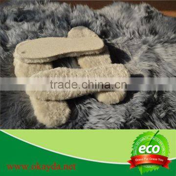 China wholesale cheap sheep fur shoe insole