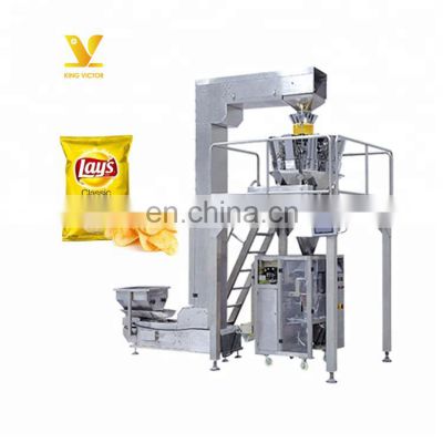 High quality potato chips packing packaging machine price