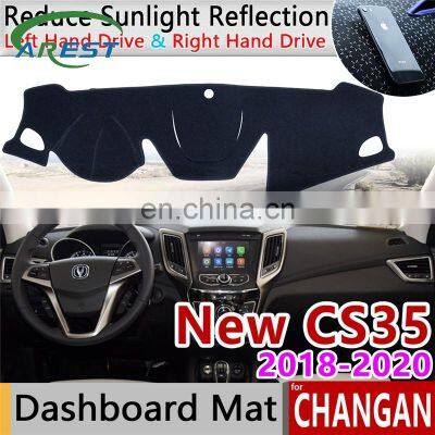 for Changan New CS35 2018 2019 2020 Anti-Slip Mat Dashboard Cover Pad Sunshade Dashmat Protect Carpet Anti-UV Car Accessories CS