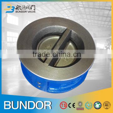 Cast Iron Butterfly Disc Check Valve Ductile Iron Wafer Dual Plate Check Valve