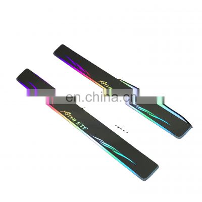 Led Door Sill  for toyota athlete Dynamic Sequential Style Plate Strip step light door decoration step