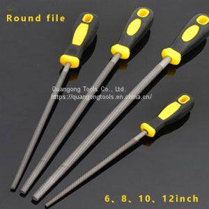 Round file All-in-one genuine fitter's file Woodworking steel file cutter Middle tooth metal grinding hardware tool