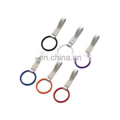 Pvc Round Hang Ring Circle Interior Handle Strap Charm Drift Hook For Subway Train Bus Universal Car Mat Carpet Fasteners Ring photo-3