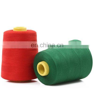 High quality 100 polyester sewing thread 40/2  5 thread overlock sewing machine price