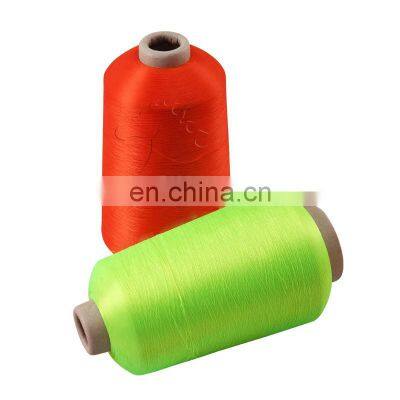 high colorfastness dty 100/36 polyester yarn with 536 stock colors