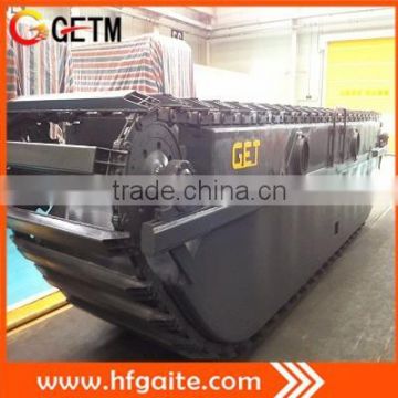 Amphibious undercarriage for 8-33t excavator assembly