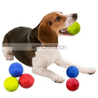 super durable dog chew ball rubber ball accept custom color ball toy