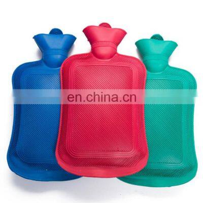 Factory Price hand warming 2000ml 2500ml rubber hot water bag for homeuse