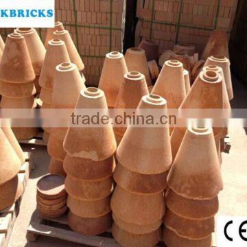 Refractory burner brick for coke oven