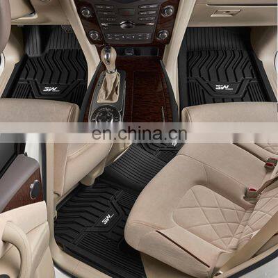 3W TPE materials Customized Special 5 Seats 7 seats Car Floor Mats car mats  for patrol Y62