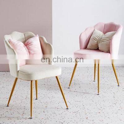 Chair Gold Luxury Cheap Nordic Modern Wing Wholesale Lounge Accent Metal Dining Home Furniture Living Room Pink Velvet Chairs